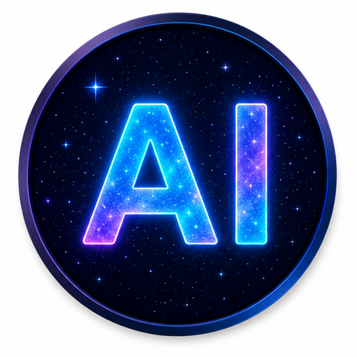 AI文字アイコン候補 星空