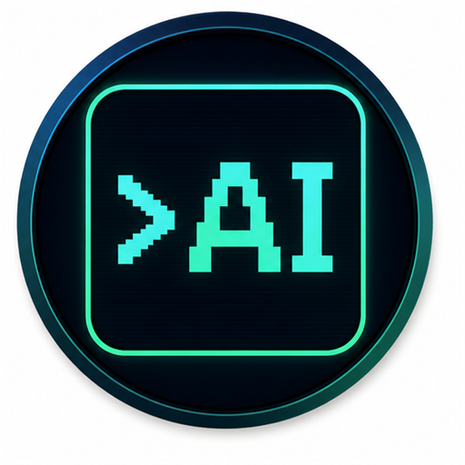 ターミナル風AIアイコン
